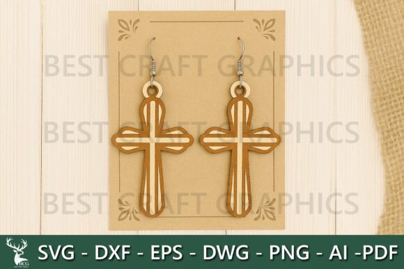 Angel Earrings – Guardian Spirit SVG