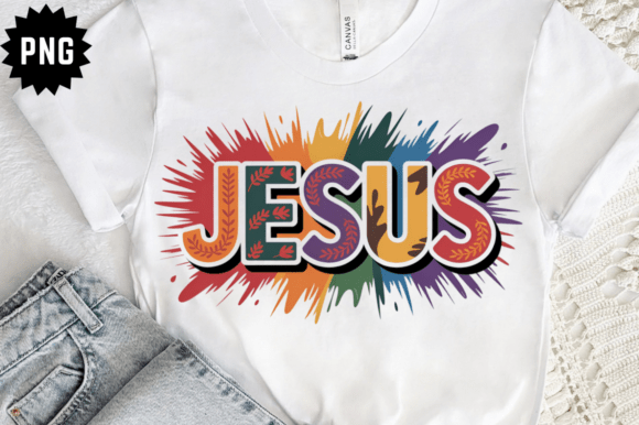 Autumn Christian Jesus Fall Colors PNG D