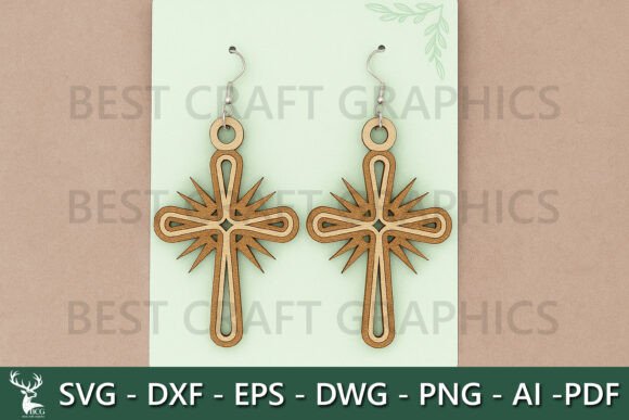 Christian Gifts Earrings SVG