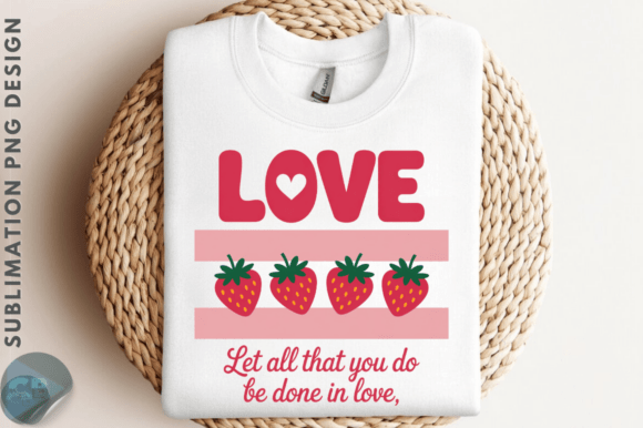 Christian Love Quote PNG Design: Illustrations for Heartfelt Branding