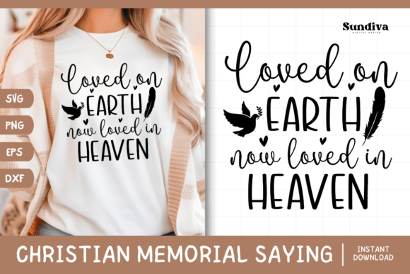Christian Memorial Quote SVG 14 for Crafts