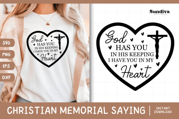 Christian Memorial Quote SVG 23 for Crafts