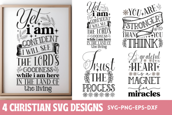 Christian Quotes SVG Bundle 9 for Crafts & Content Publishing