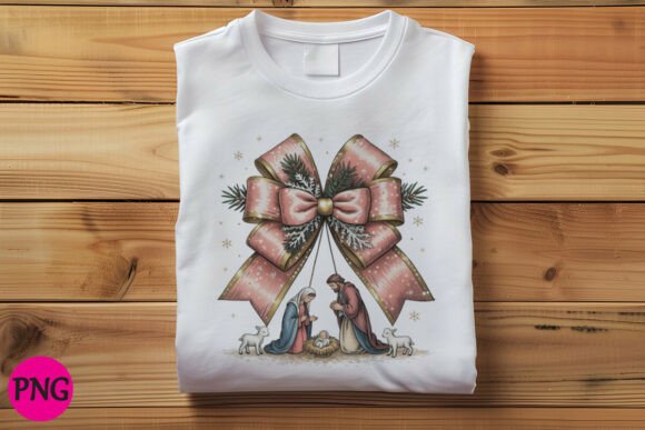 Christmas Christian Bow PNG Illustrations