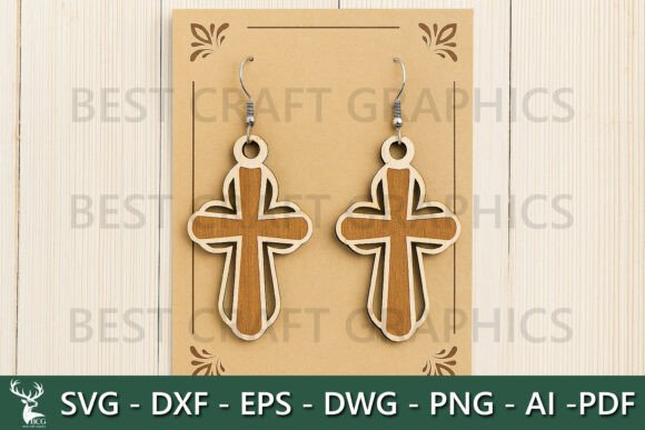 Dove Earrings – Holy Spirit SVG