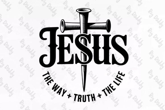 Jesus — the Way, the Truth, the Life PNG for Crafts