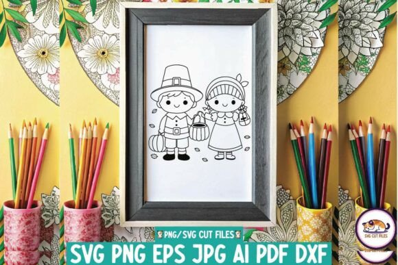 Pilgrim Coloring Book Pages for Kids & Coloring Pages Amp