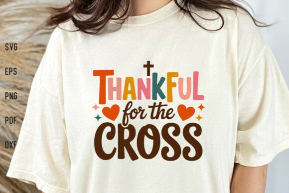 Thankful for the Cross SVG Christian SVG